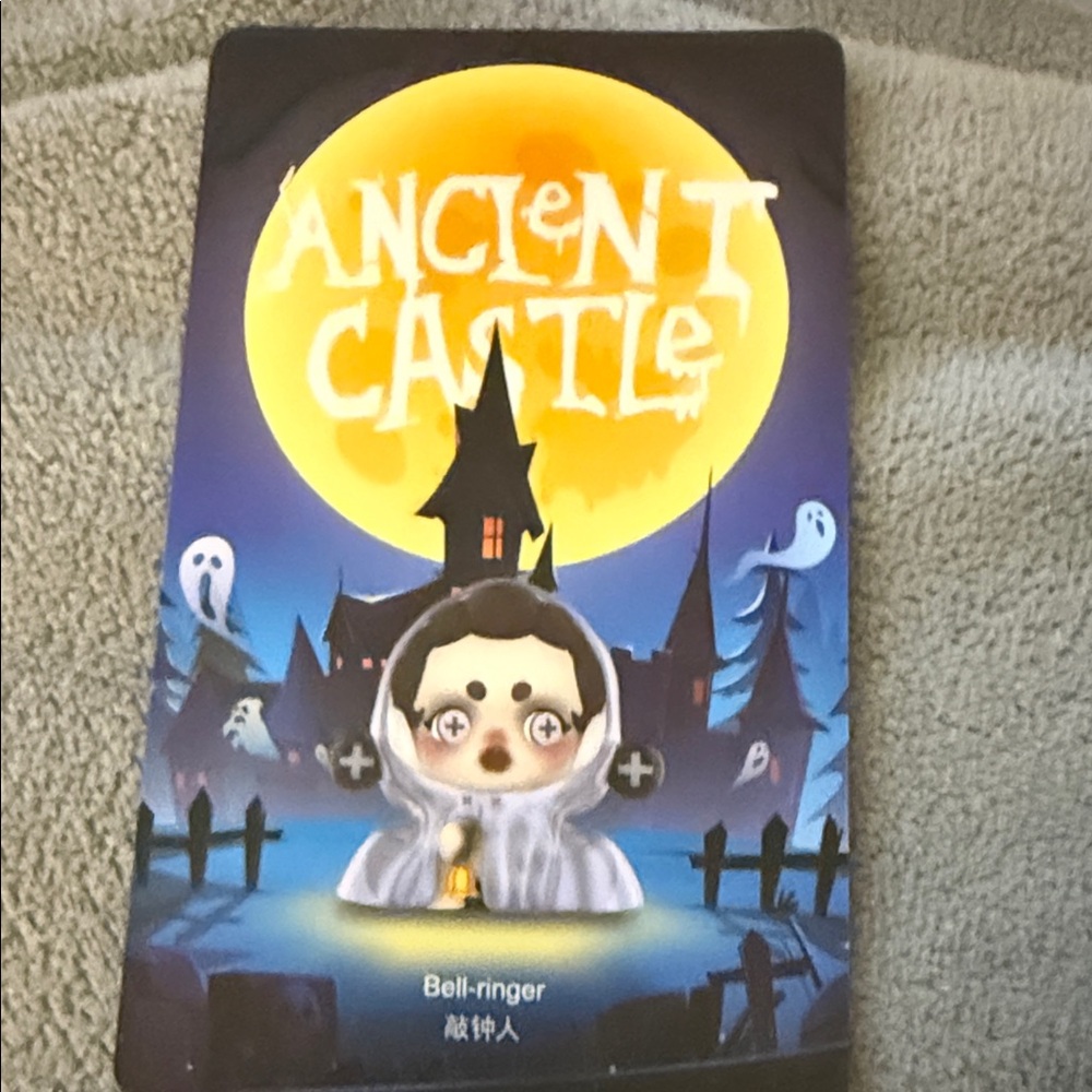 Ancient Castle skullpanda cover The Bell-ringer. Authentic by Popmart